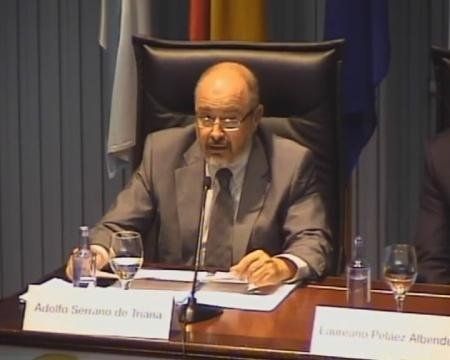 Adolfo Serrano de Triana. Letrado da Seguridade Social. Catedr&aacute;tico de Dereito Administrativo. Maxistrado do Contencioso-Administrativo.